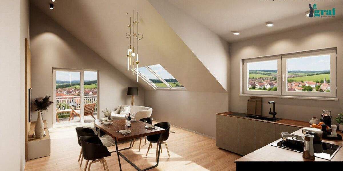 Etagenwohnung Renningen - 3 Zimmer, 77 m&sup2;, 589.000&euro; | Angebot:25692064