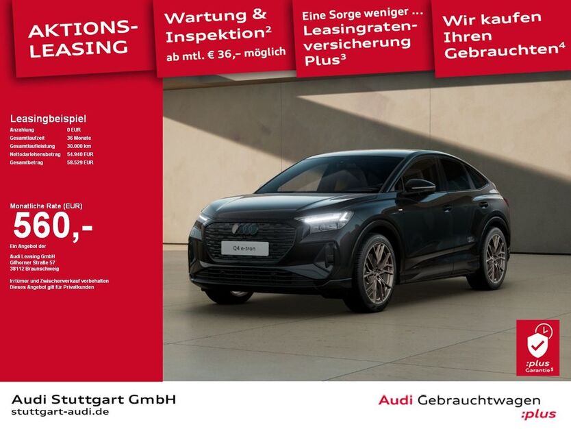 Audi Q4 e-tron 7.953 km 54.940 € Stuttgart 70563