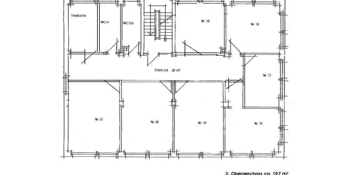 Büro im 1. OG eines Wohn- und Geschäftshauses (Büro Nr. 13) zimmer