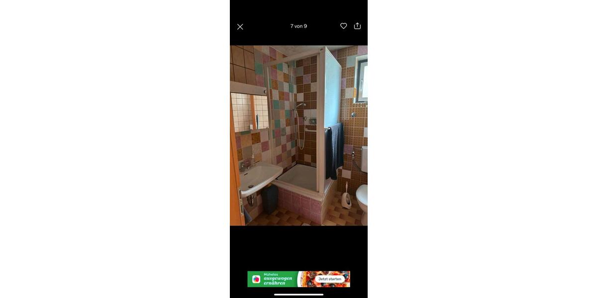 Etagenwohnung Tübingen Lustnau - 1 Zimmer, 30 m&sup2;, 750&euro; | Angebot:25165006