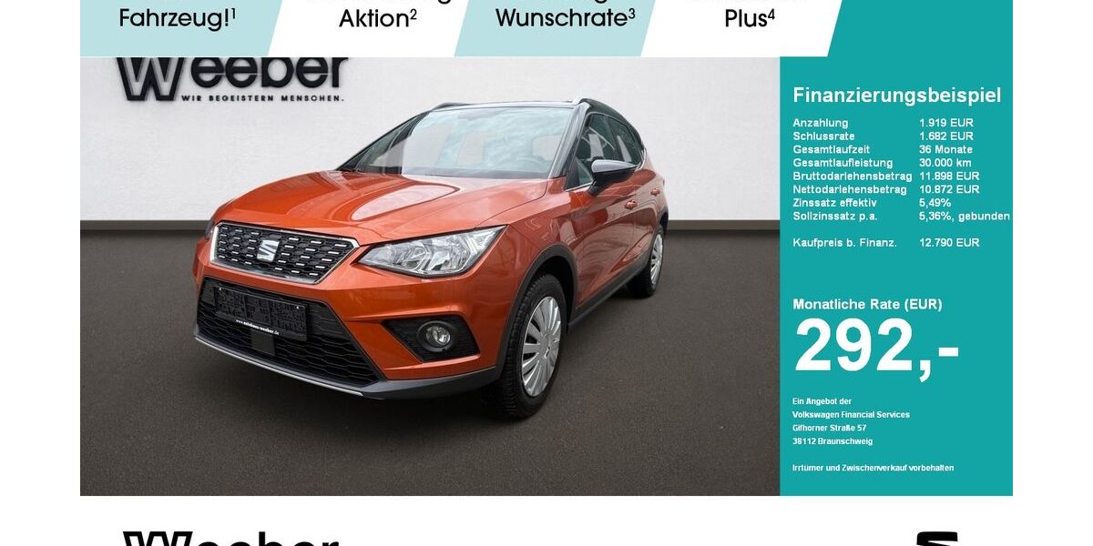 Seat Arona 65.021 km 11.850 &euro; Weil der Stadt 71263