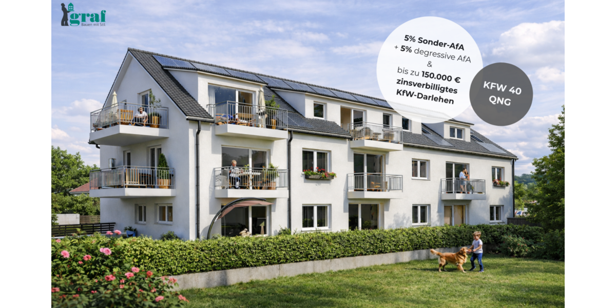 Etagenwohnung Renningen - 2 Zimmer, 52 m&sup2;, 375.000&euro; | Angebot:26971881