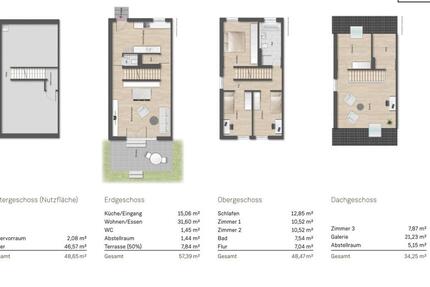 Reihenmittelhaus Neubau Erstbezug mit Garten