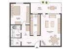 2-Zimmer-Wohnung mit Balkon und Tiefgaragenplatz