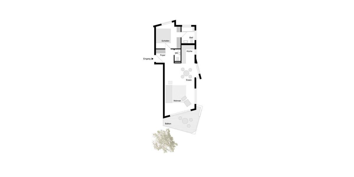 Etagenwohnung Böblingen Dagersheim - 2 Zimmer, 62 m&sup2;, 275.000&euro; | Angebot:26044057