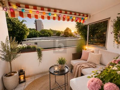 LICHTDURCHFLUTETE WOHNUNG MIT 2 BALKONEN - Etagenwohnung Böblingen Dagersheim | Angebot:27102451