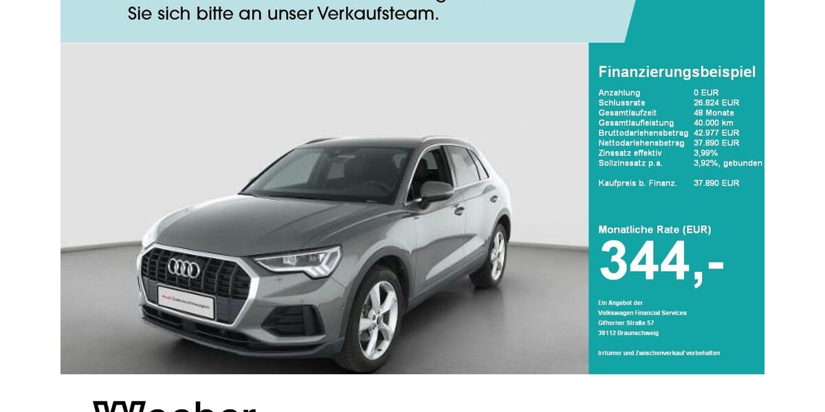 Audi Q3 7.189 km 37.890 &euro; Weil der Stadt 71263