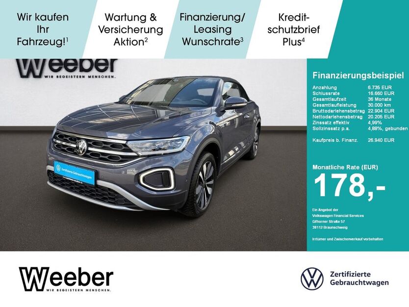 VW T-Roc 13.747 km 24.717 € Weil der Stadt 71263