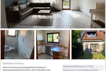 Haus Backnang - 5 Zimmer, 110 m&sup2;, 499.000&euro; | Angebot:25244358