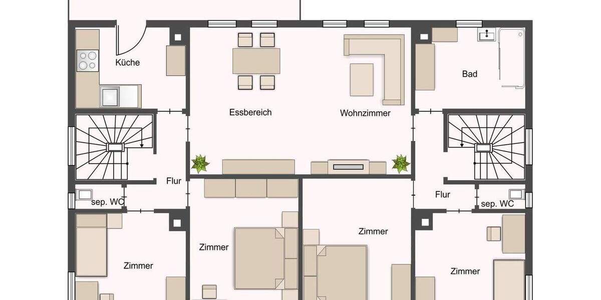 Doppelhaushälfte Waiblingen - 1 Zimmer, 224 m&sup2;, 699.000&euro; | Angebot:25604805