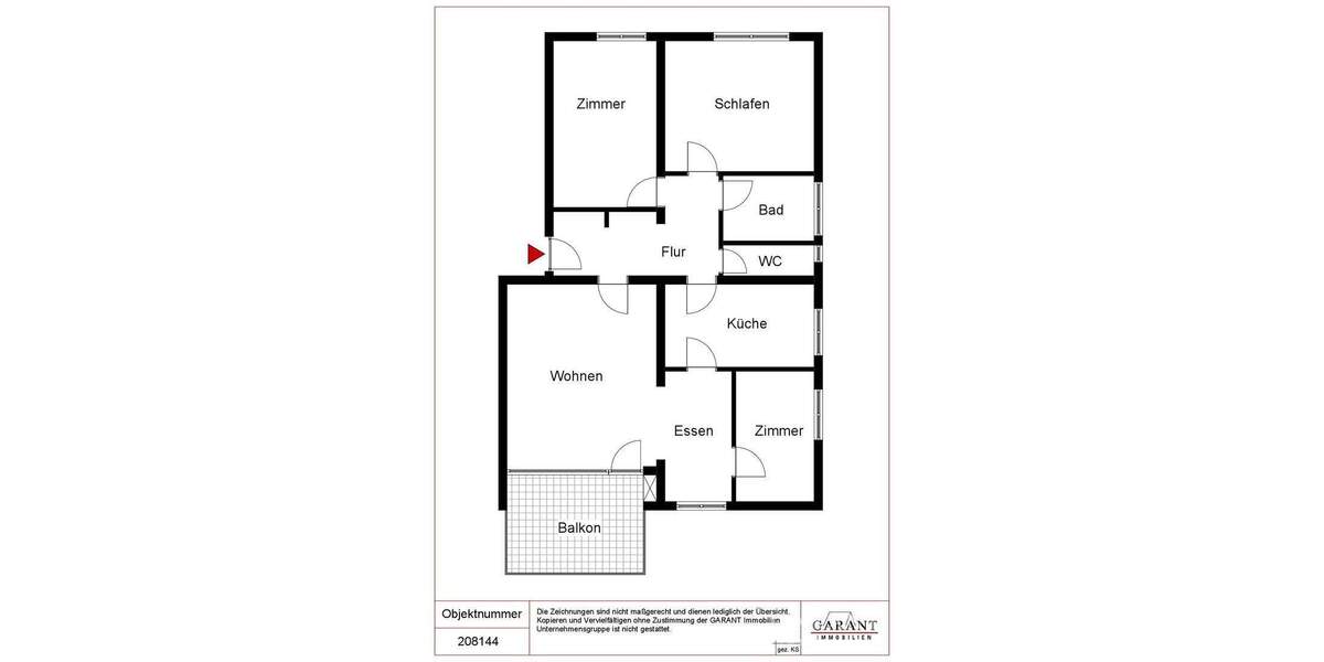 Etagenwohnung Kirchheim unter Teck Ötlingen - 4 Zimmer, 97 m&sup2;, 315.000&euro; | Angebot:25428006
