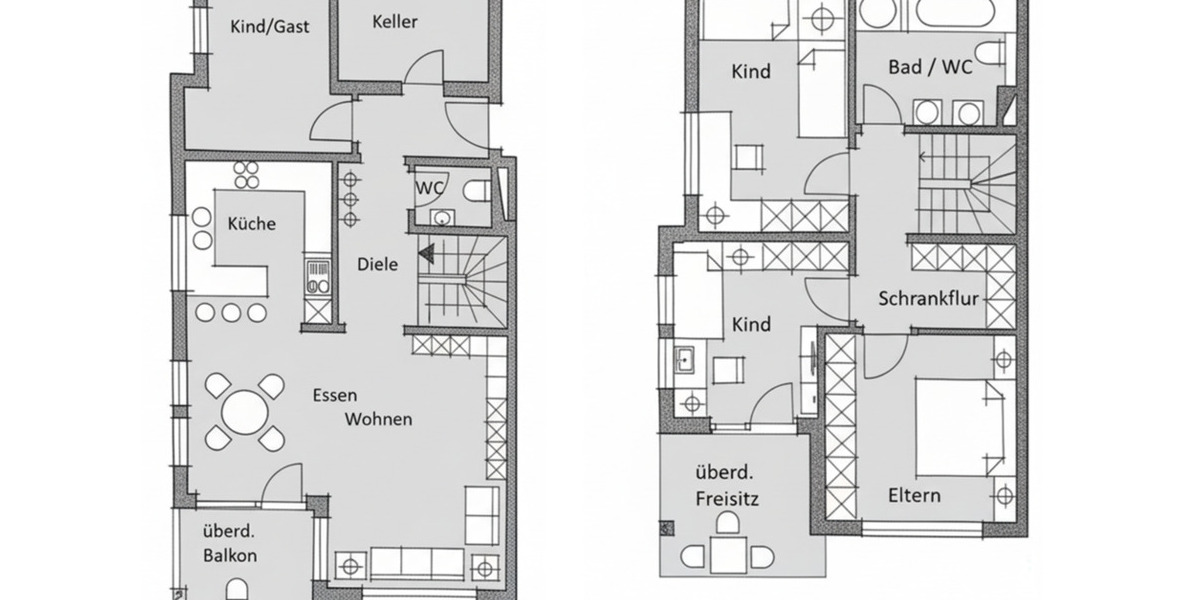 Etagenwohnung Waldenbuch - 5 Zimmer, 127 m&sup2;, 619.000&euro; | Angebot:24754790