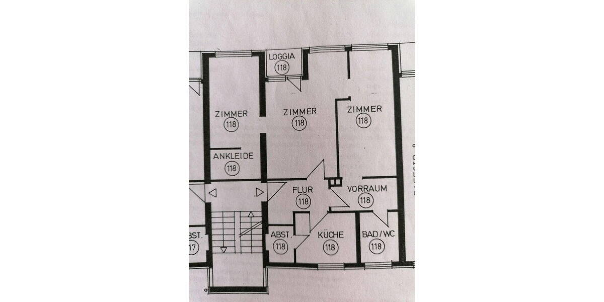 Etagenwohnung Stuttgart Degerloch - 3 Zimmer, 74 m&sup2;, 319.000&euro; | Angebot:26355991