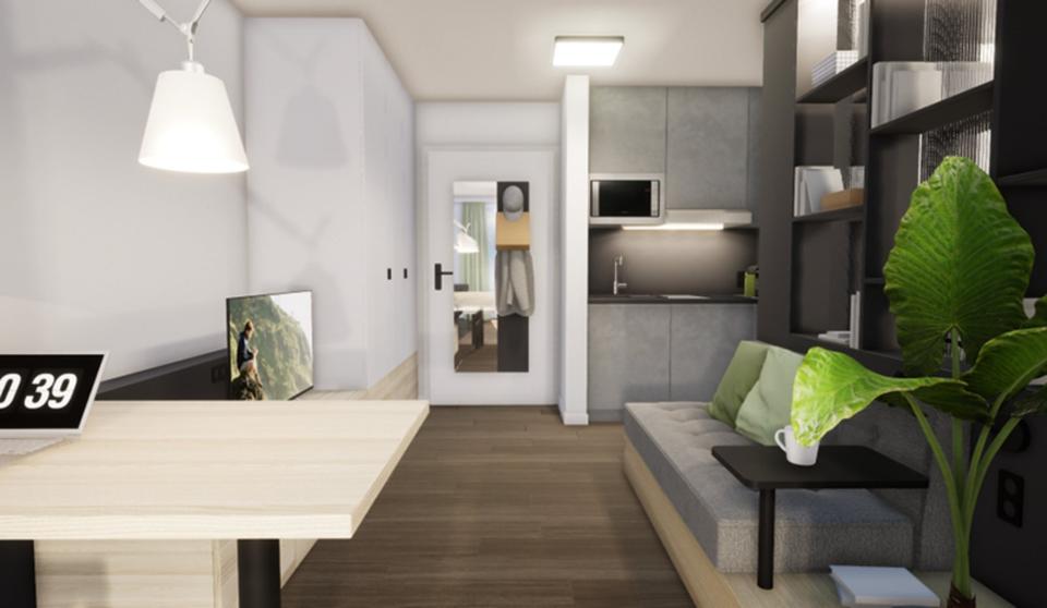 Etagenwohnung Sindelfingen - 1 Zimmer, 24 m&sup2;, 929&euro; | Angebot:25055318