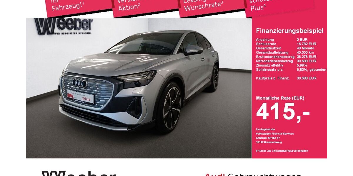 Audi Q4 e-tron 29.896 km 30.577 € Leonberg 71229