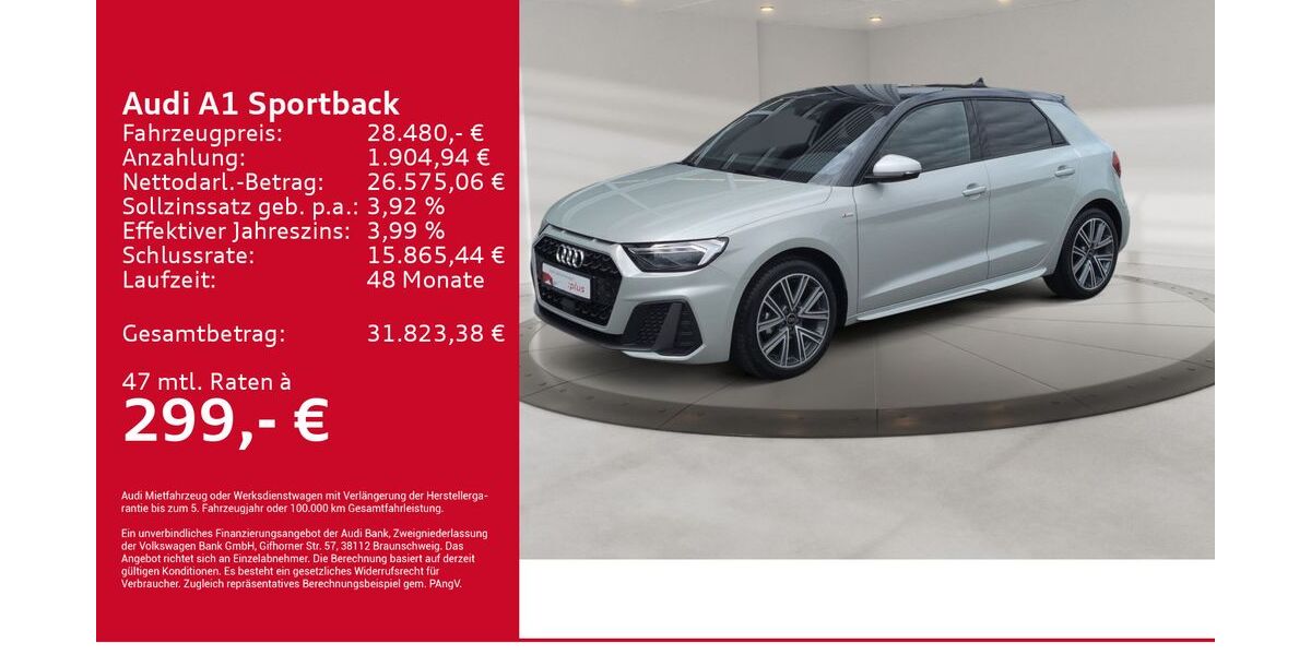 Audi A1 5.522 km 27.880 &euro; Kirchheim 73230