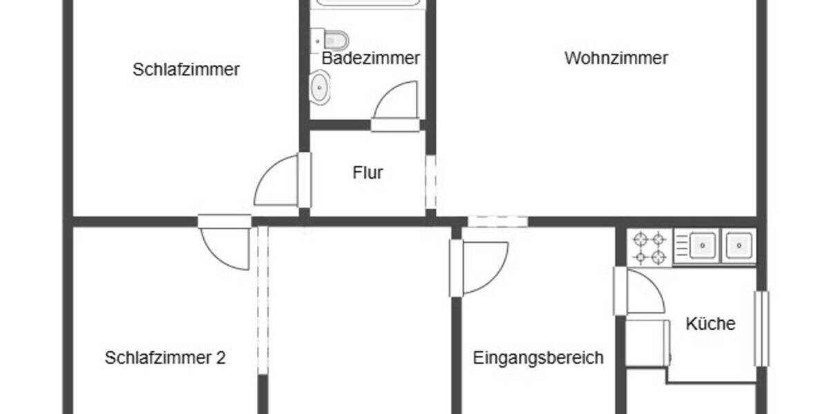 Etagenwohnung Stuttgart Kaltental - 3 Zimmer, 69 m&sup2;, 199.000&euro; | Angebot:26348796