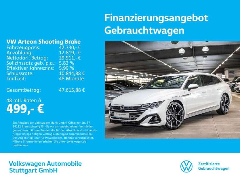 VW Arteon 16.675 km 42.730 € Stuttgart 70469
