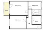 Etagenwohnung Ostfildern Nellingen-Parksiedlung - 3 Zimmer, 61 m&sup2;, 140.000&euro; | Angebot:26741699