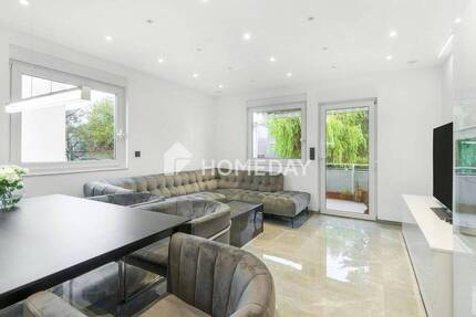 Luxuriös und komplett möbliert: Hochwertige 4-Zimmer-Wohnung mit EBK, Loggia, Fitnessbereich und TG 4 zimmer