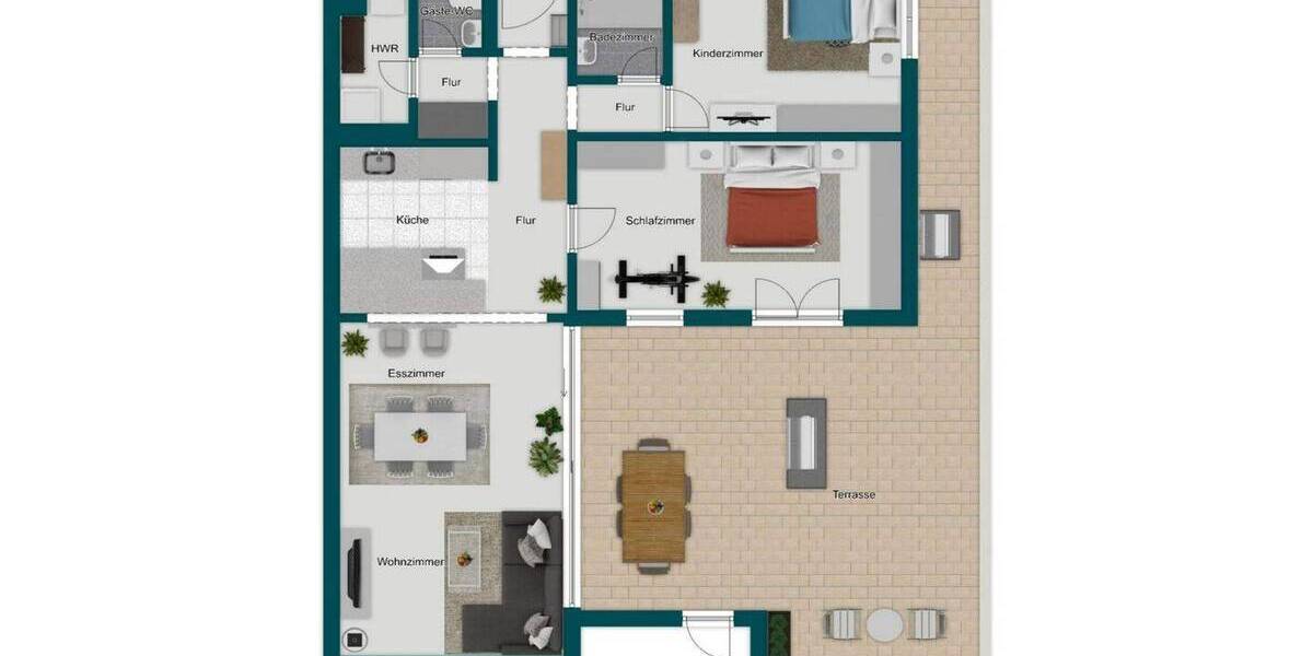 Etagenwohnung Stuttgart Botnang - 3 Zimmer, 119 m&sup2;, 549.000&euro; | Angebot:26826101