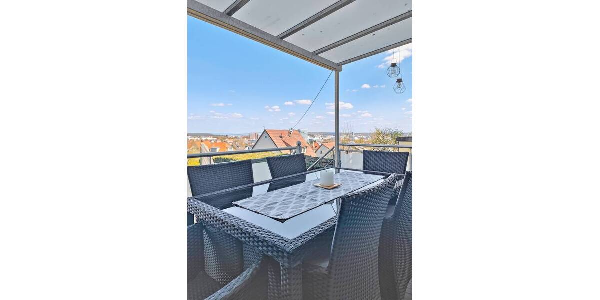 Großzügige Zwei-Zimmer-Erdgeschosswohnung mit Zwei Terrassen und toller Aussicht in Stuttgart-Rohr 2 zimmer