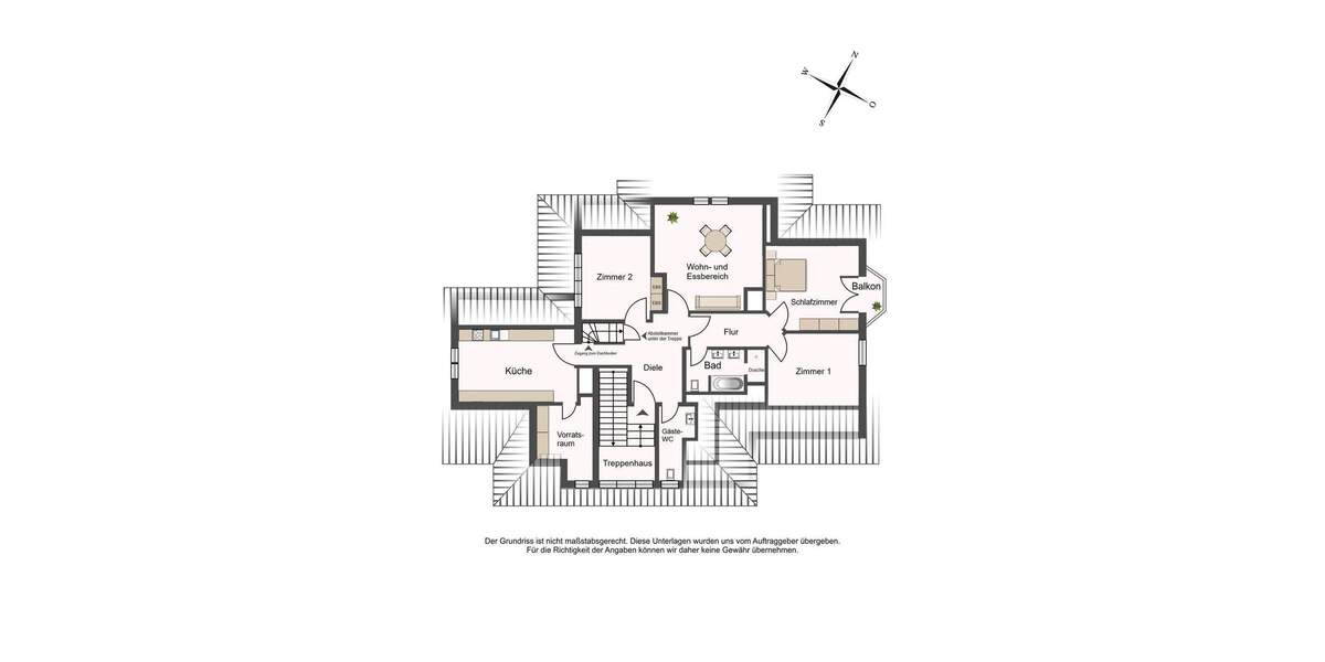 Etagenwohnung Stuttgart Sonnenberg - 4 Zimmer, 108 m&sup2;, 2.150&euro; | Angebot:25704687
