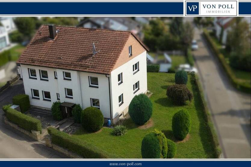 2-Familienhaus mit traumhaftem Grundstück und Ausbaureserve