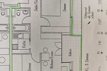 Wohnung Tübingen Lustnau - 3 Zimmer, 59 m&sup2;, 320.000&euro; | Angebot:24271023