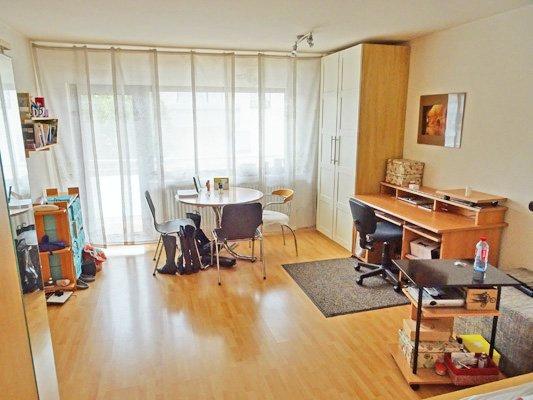 Erdgeschoßwohnung Stuttgart Mühlhausen - 1 Zimmer, 27 m&sup2;, 450&euro; | Angebot:26237144