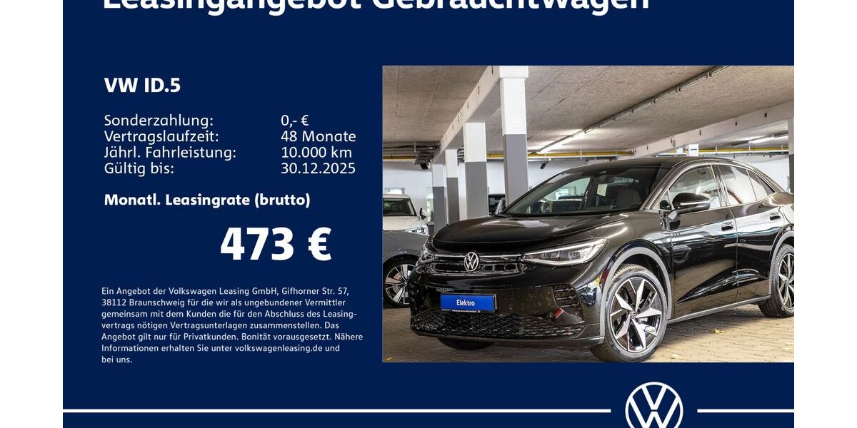 VW ID.5 7.710 km 43.430 € Stuttgart 70563