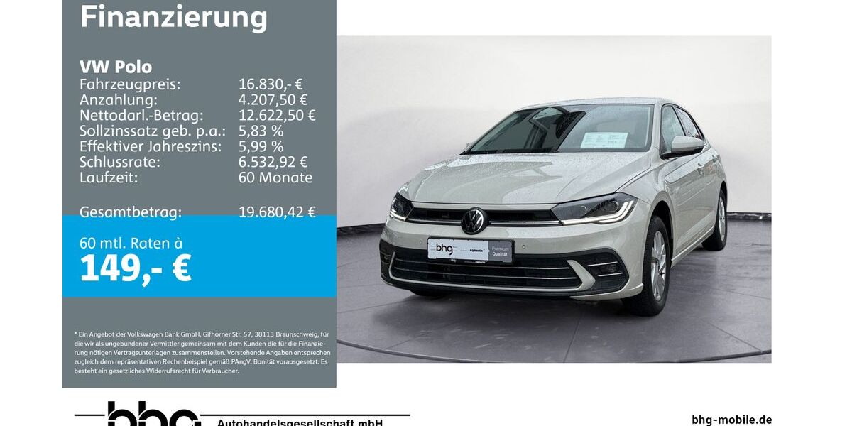 VW Polo 42.461 km 16.830 &euro; Metzingen 72555