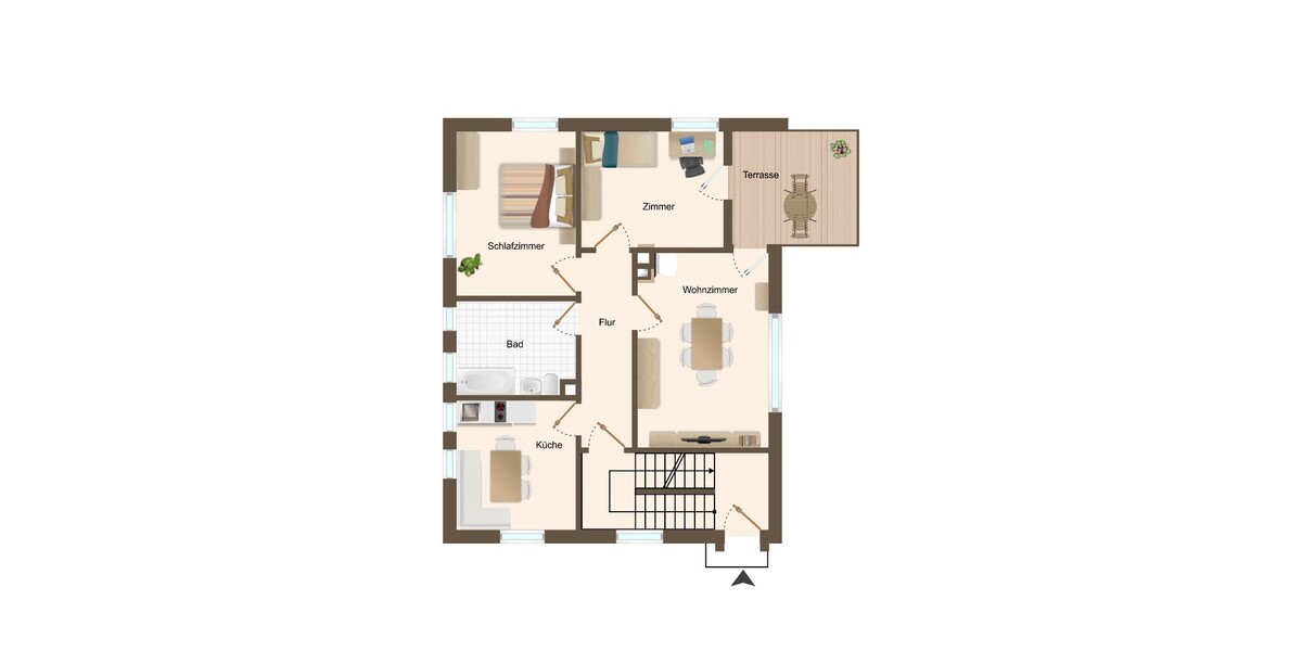 Freistehendes 2-Familienhaus - ideal für Familien oder Handwerker in Remseck-Hochberg 6 zimmer