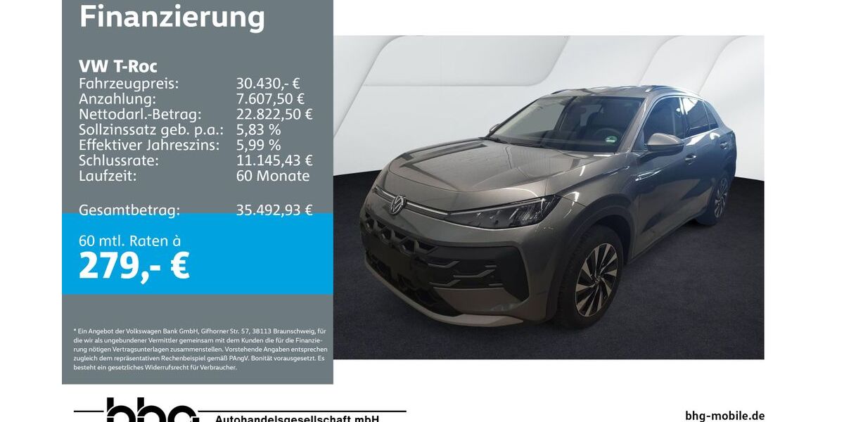 VW T-Roc 25.072 km 30.430 &euro; Metzingen 72555
