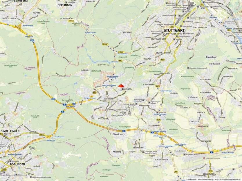 ** HELLE ZWEIZIMMER DACHGESCHOSS WOHNUNG ** - MIT BALKON IN BEGEHRTER LAGE IN STUTTGART-VAIHINGEN - 2 zimmer