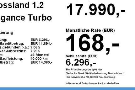 Opel Crossland 14.632 km 17.990 &euro; Waiblingen 71332