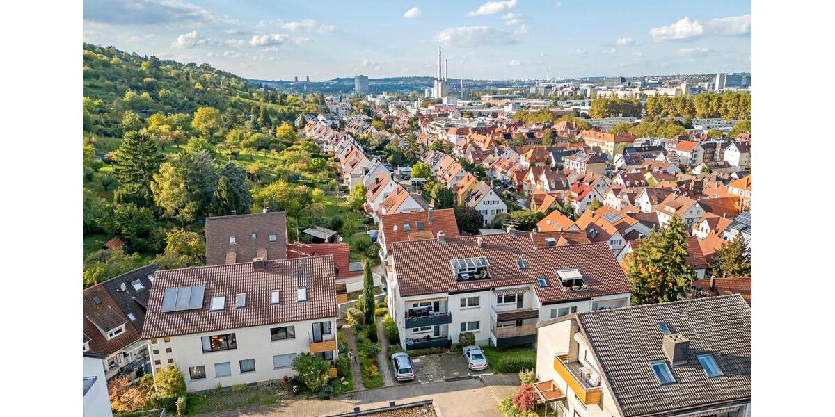 Stilvolle 1-Zimmer-Wohnung mit großem Balkon & neuer Küche in ruhiger Lage von Stuttgart-Wangen 1 zimmer