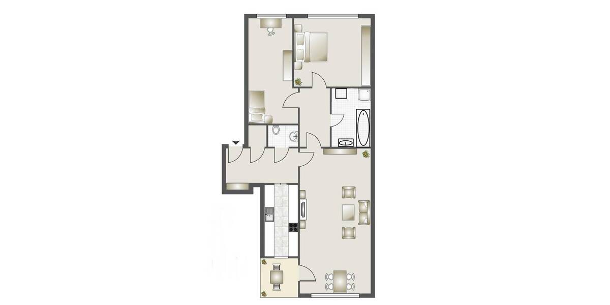 Etagenwohnung Sindelfingen Nord - 3 Zimmer, 84 m&sup2;, 900&euro; | Angebot:26306113