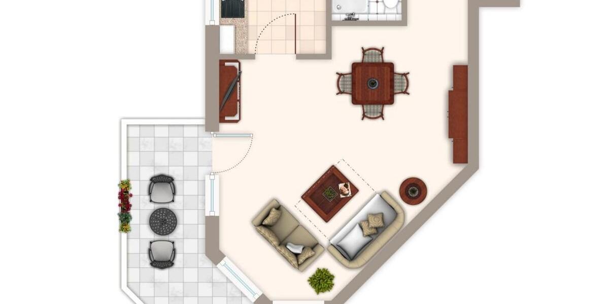Hochparterre Schwieberdingen - 1 Zimmer, 40 m&sup2;, 600&euro; | Angebot:26582436