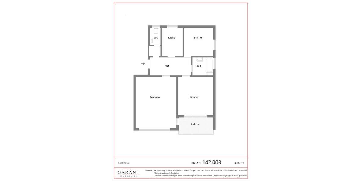Etagenwohnung Stuttgart Riedenberg - 3 Zimmer, 71 m&sup2;, 324.000&euro; | Angebot:26659189