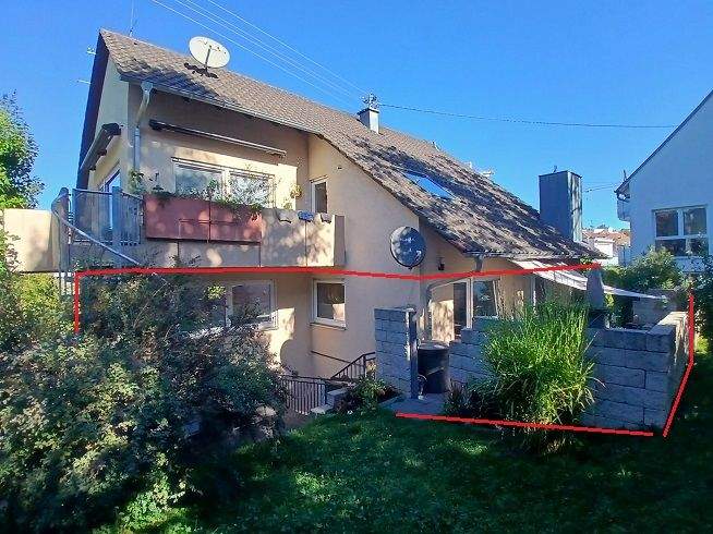 Außergewöhnliches Wohnambiente! Terrassenwohnung in Dreifamilienhaus mit Doppelgarage! 4 zimmer