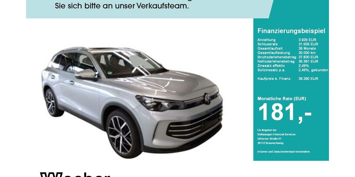 VW Tiguan 10.809 km 39.290 &euro; Leonberg 71229