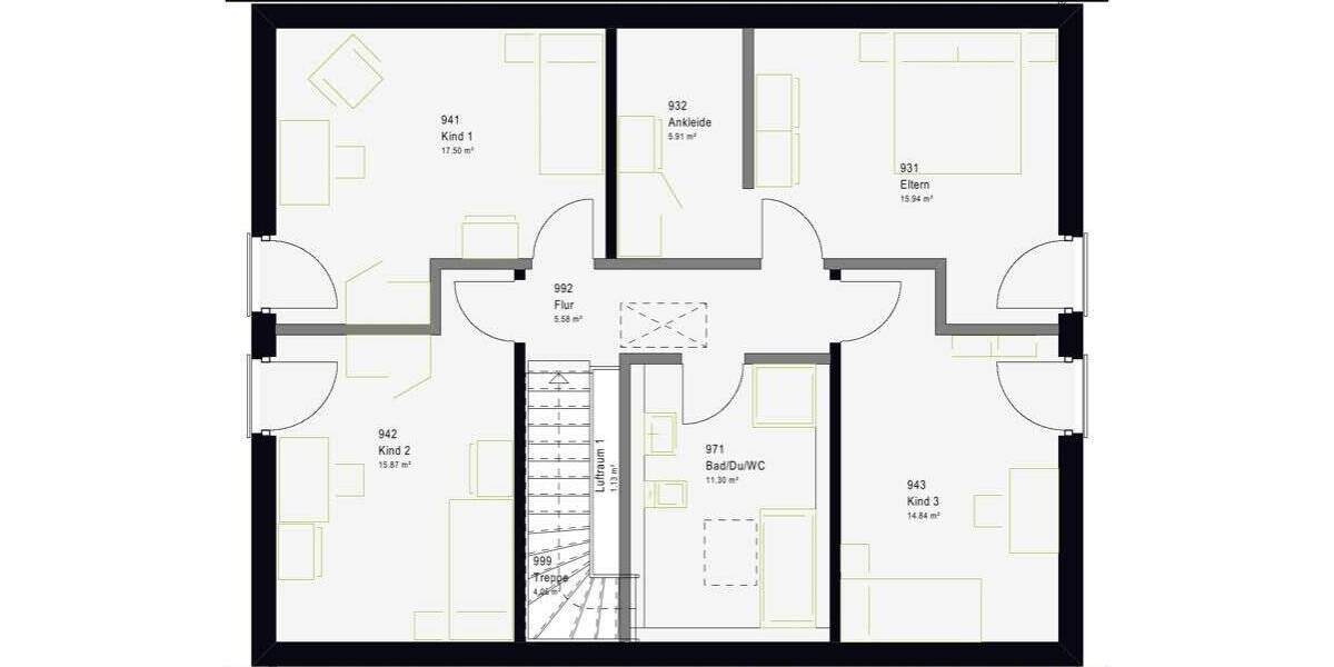 Einfamilienhaus Ammerbuch Entringen - 6 Zimmer, 185 m&sup2;, 609.659&euro; | Angebot:26703354