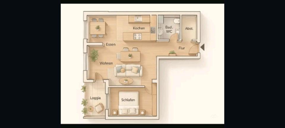 Erdgeschoßwohnung Ludwigsburg Eglosheim - 2.5 Zimmer, 57 m&sup2;, 200.000&euro; | Angebot:25867172