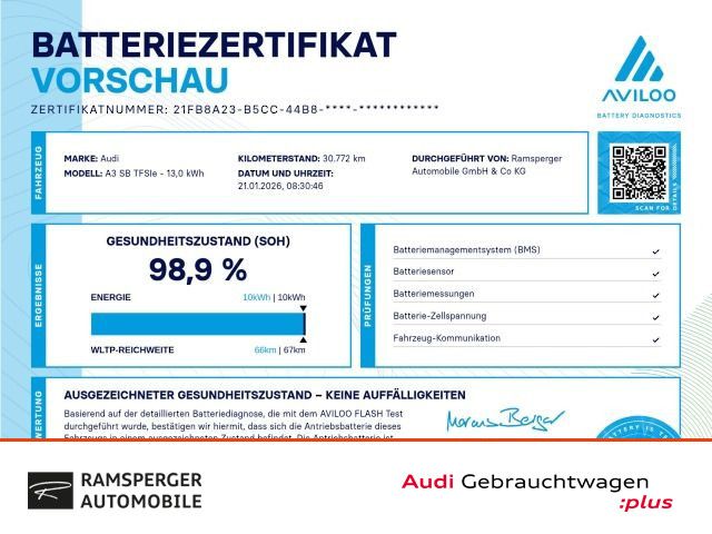 Audi A3 30.800 km 25.880 &euro; Kirchheim 73230