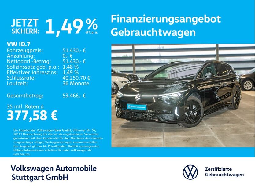 VW ID.7 11.394 km 51.430 € Stuttgart-Feuerbach 70469