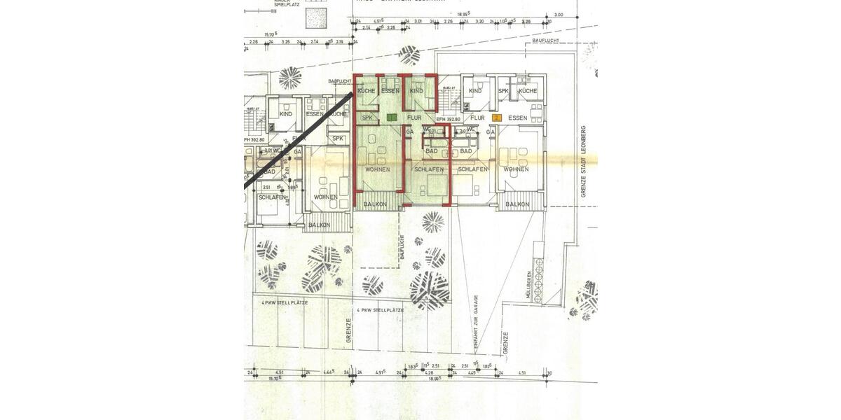 Etagenwohnung Leonberg - 3.5 Zimmer, 96 m&sup2;, 390.000&euro; | Angebot:26682480