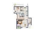 Etagenwohnung Esslingen am Neckar Oberesslingen - 4 Zimmer, 103 m&sup2;, 325.000&euro; | Angebot:25676375