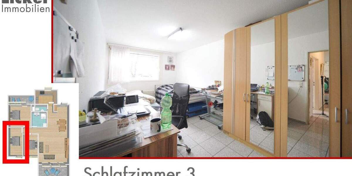 Etagenwohnung Winnenden Schelmenholz - 4 Zimmer, 108 m&sup2;, 330.000&euro; | Angebot:25212574