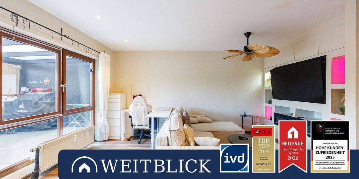 Etagenwohnung Ludwigsburg Eglosheim - 2 Zimmer, 67 m&sup2;, 260.000&euro; | Angebot:26319694